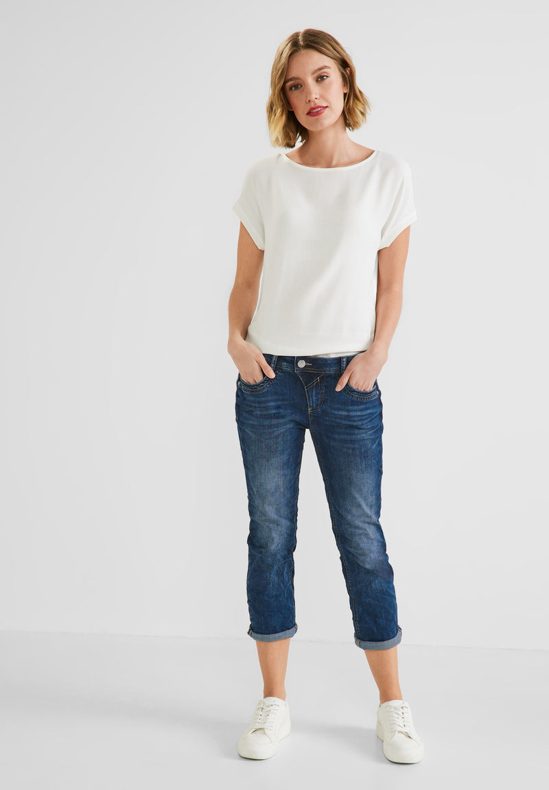 Casual Fit Jeans in 3/4