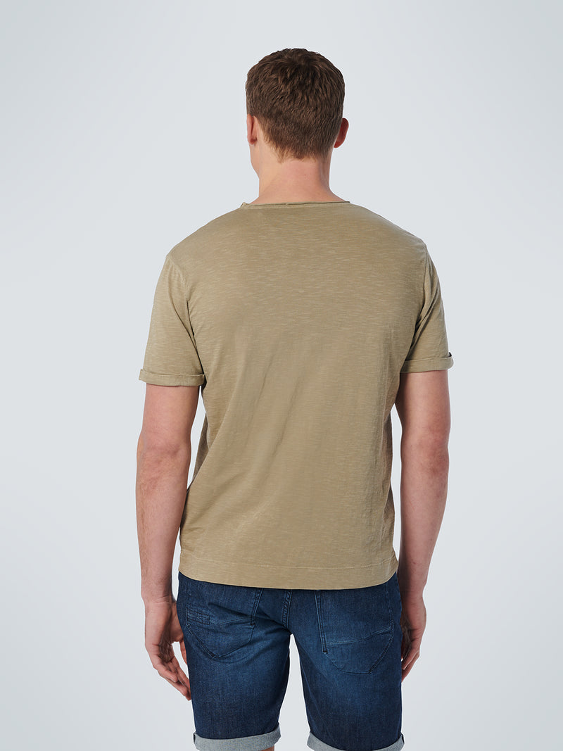 T-Shirt Crewneck Print Garment Dyed