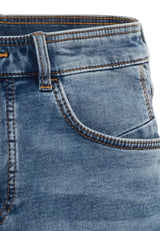 5 Pocket Denim Shorts im Slim Fit