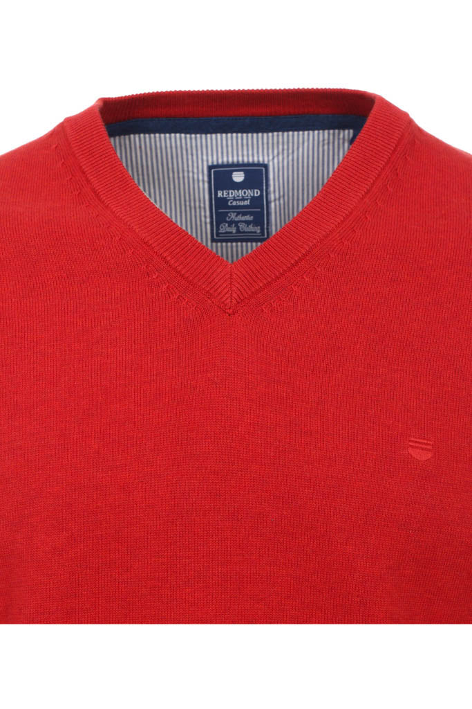 REDMOND PULLOVER mit V-Ausschnitt