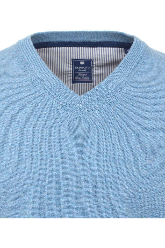 REDMOND PULLOVER mit V-Ausschnitt