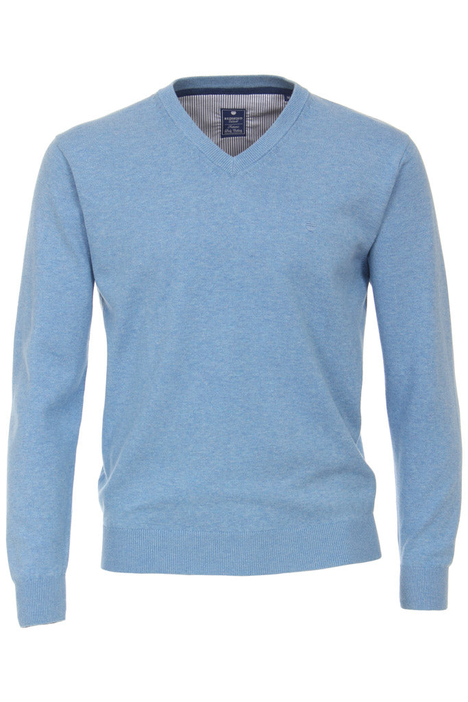 REDMOND PULLOVER mit V-Ausschnitt