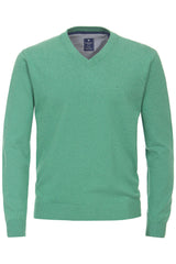 REDMOND PULLOVER mit V-Ausschnitt