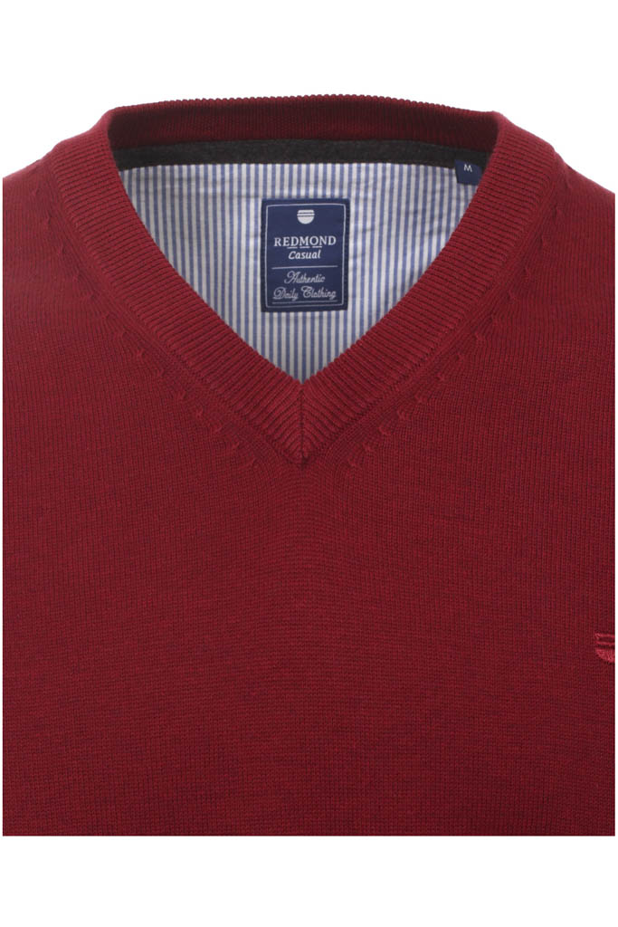 REDMOND PULLOVER mit V-Ausschnitt
