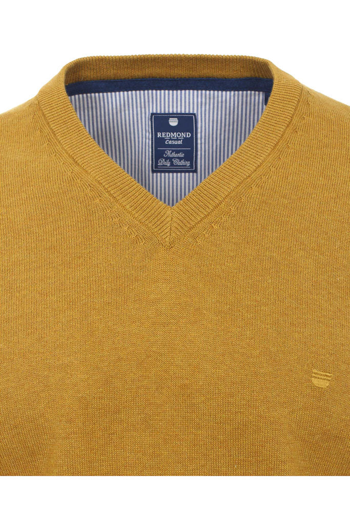 REDMOND PULLOVER mit V-Ausschnitt