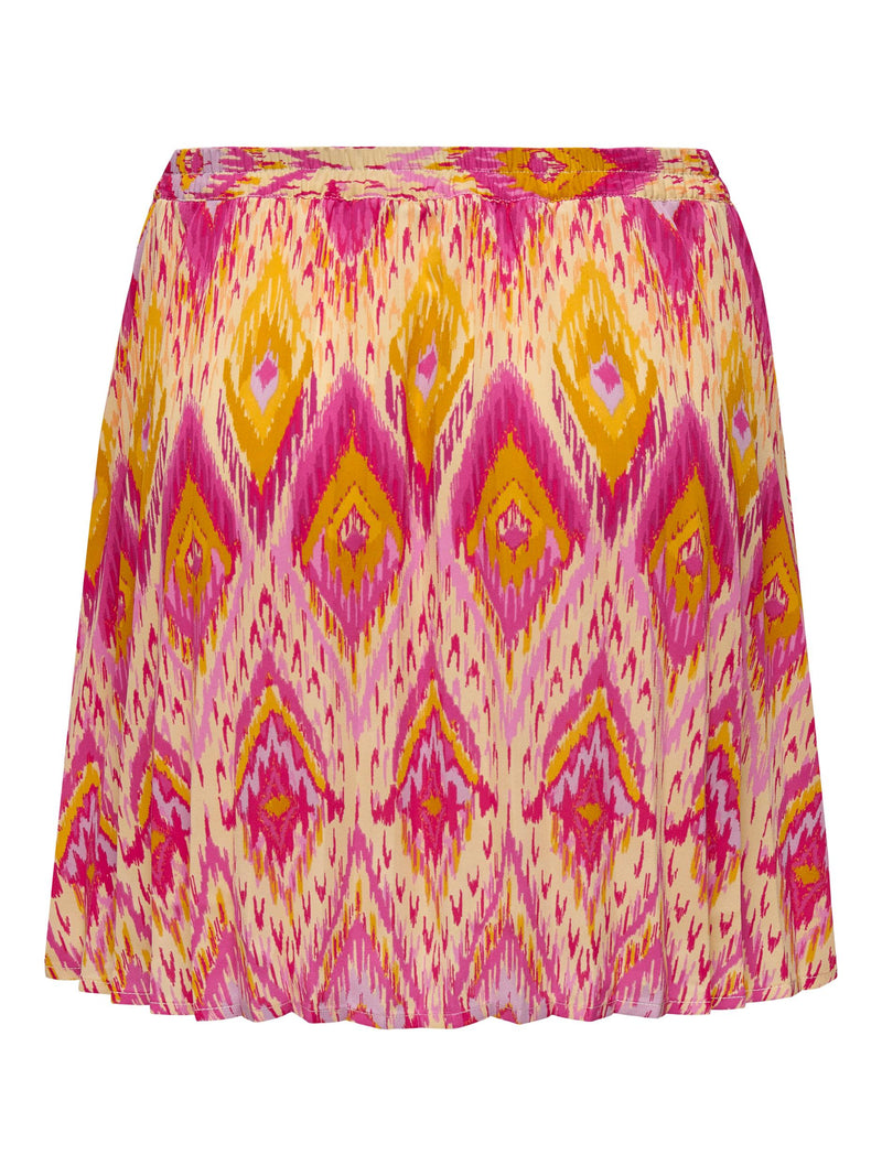 ONLALMA LIFE POLY SH. PLISSE SKIRT AOP