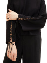 Bluse mit Schnürung