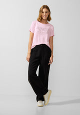 T-Shirt mit Wordingprint
