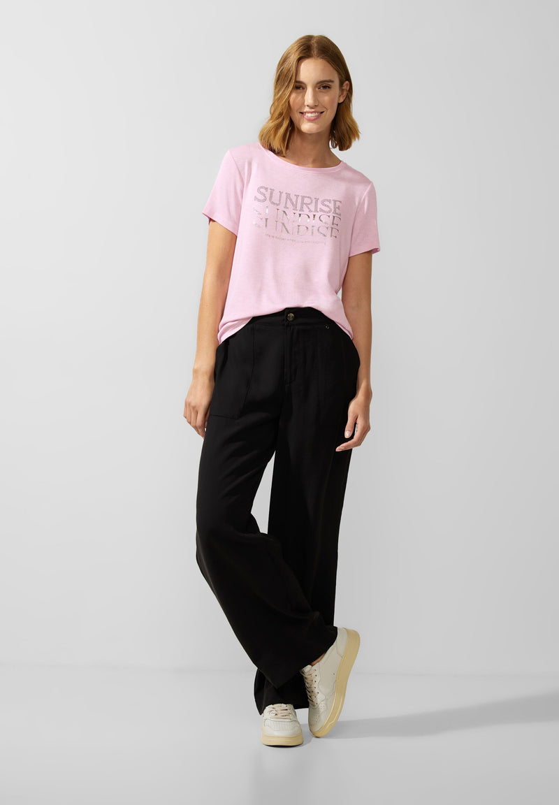 T-Shirt mit Wordingprint