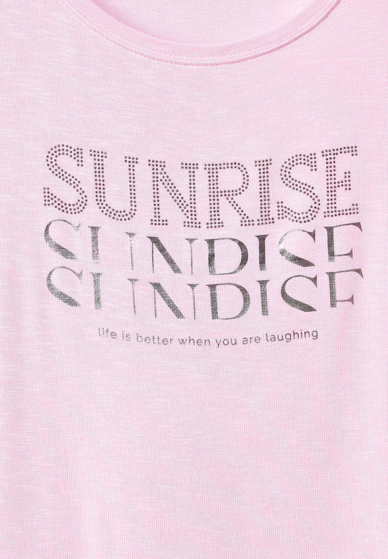 T-Shirt mit Wordingprint