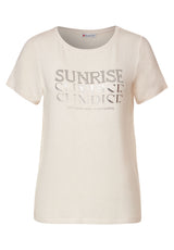 T-Shirt mit Wordingprint