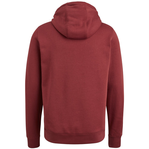 Hooded soft terry brushed