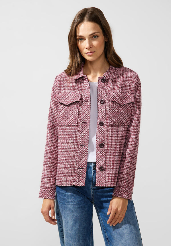 Kurzjacke in Bouclé