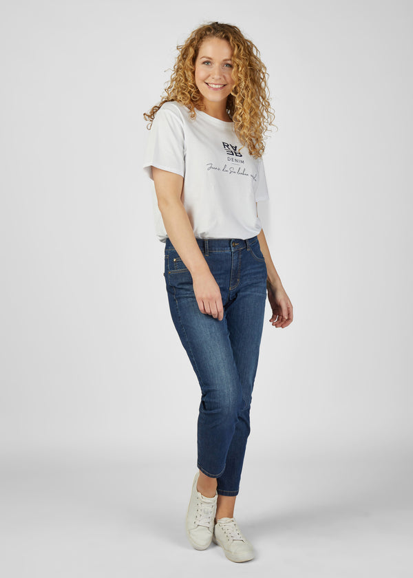 Damen-Jeans mit Komfortbund