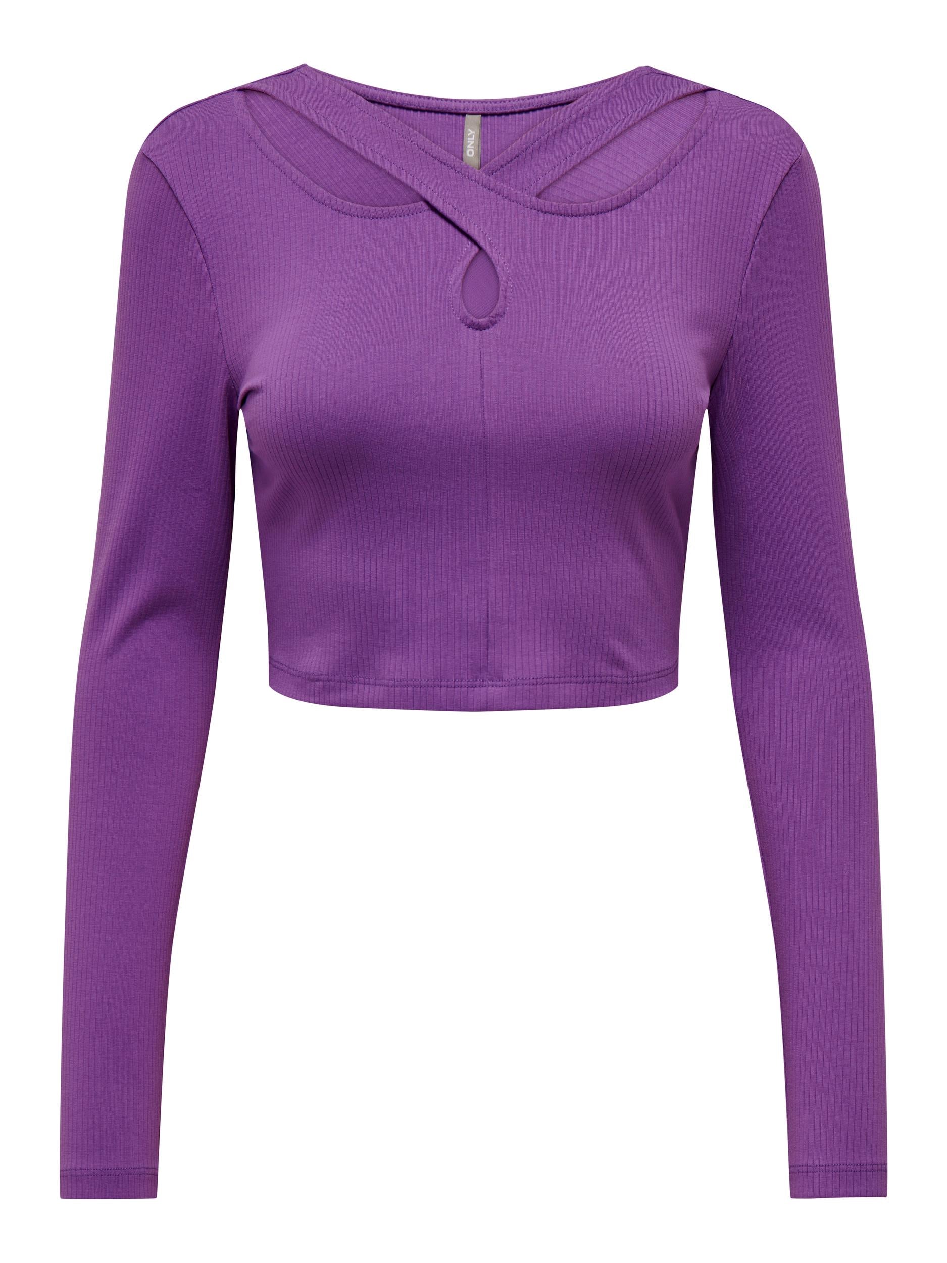 ONLANDREA LIFE L/S CROSS TOP JRS