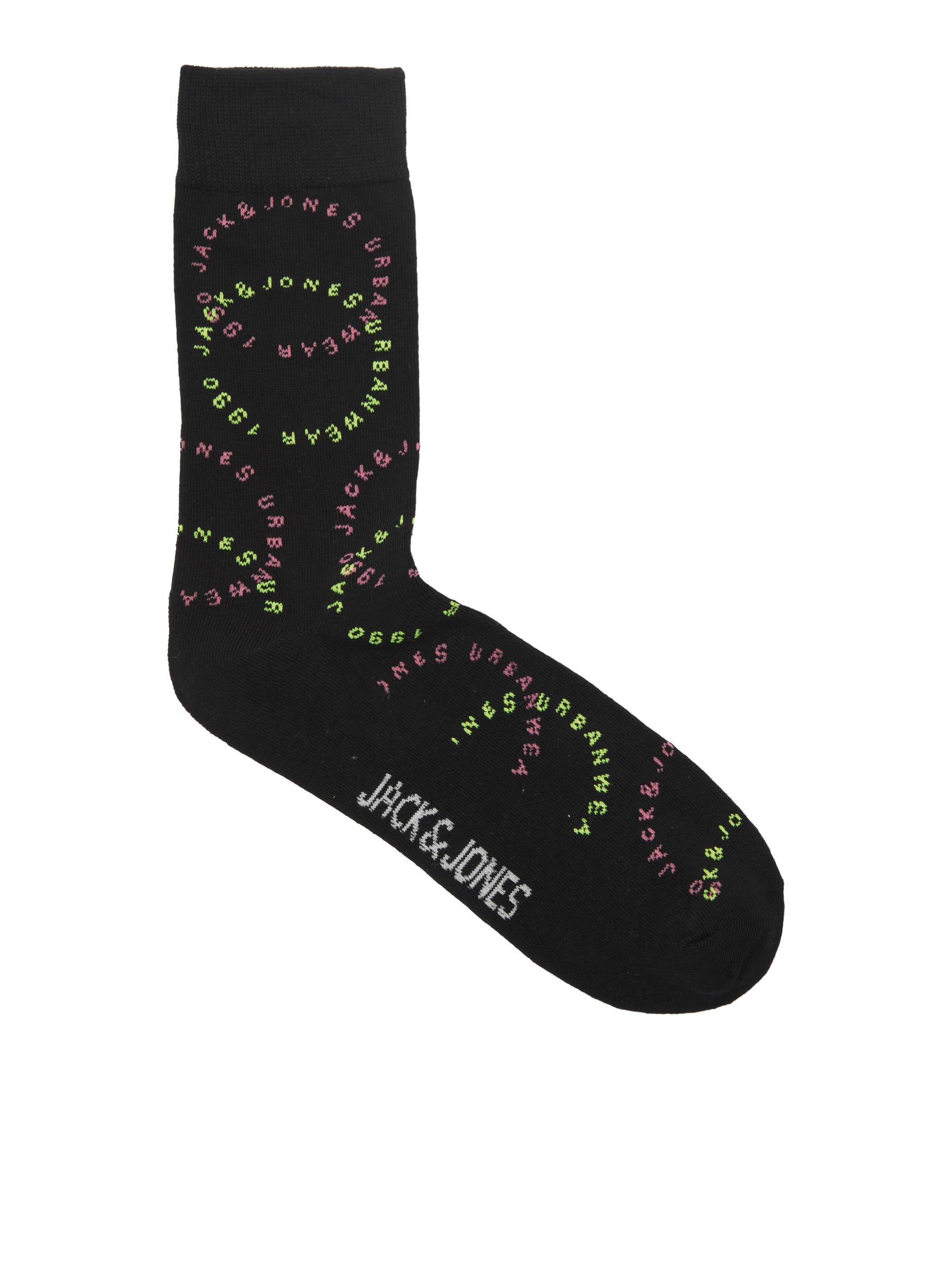 JACLOGO CIRCLE SOCKS 5 PACK