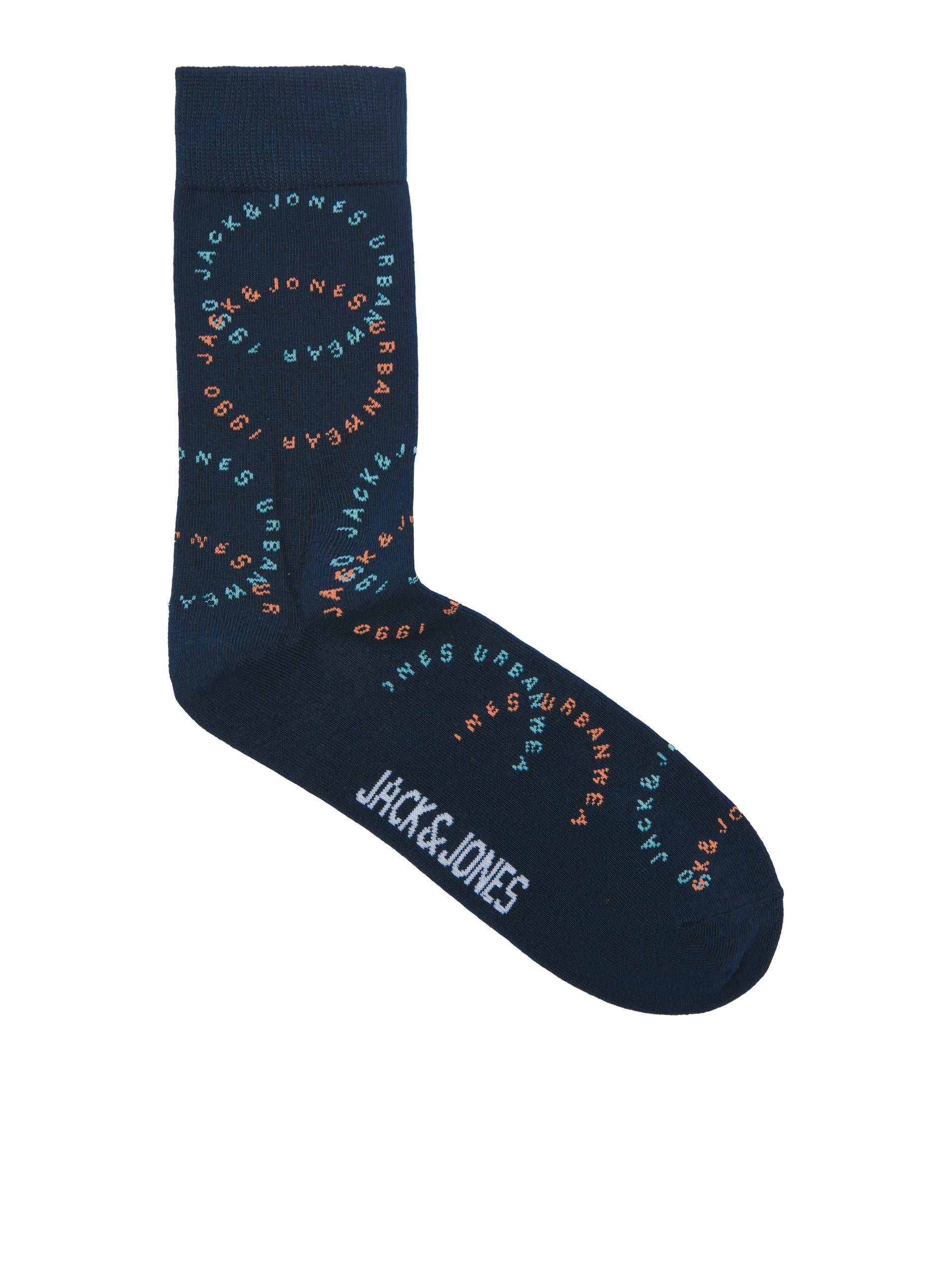 JACLOGO CIRCLE SOCKS 5 PACK