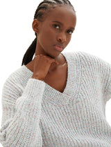 multicolor knit pullover 34077 XS-M 121