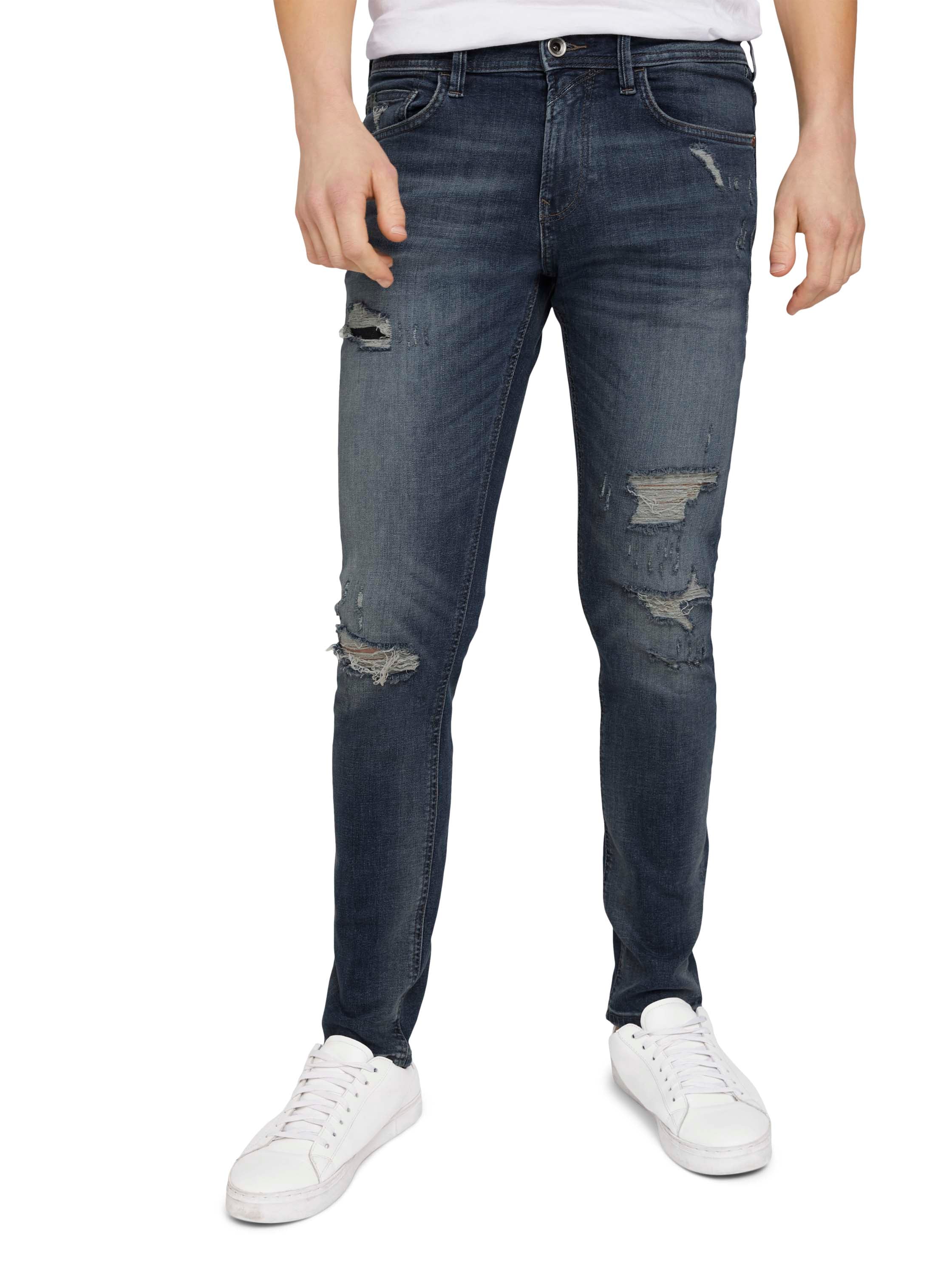 slim PIERS blue denim