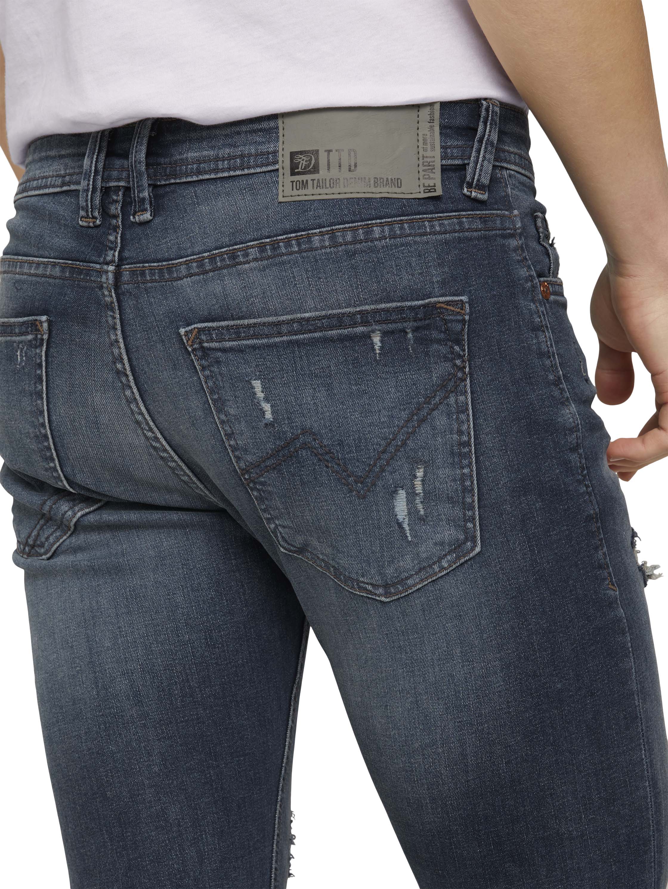 slim PIERS blue denim