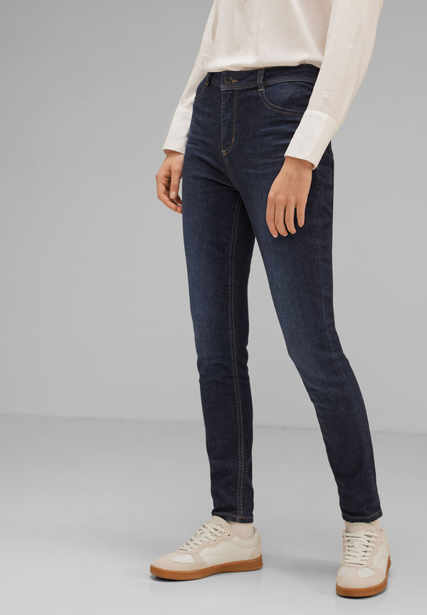 Blaue Skinny Fit Jeggings