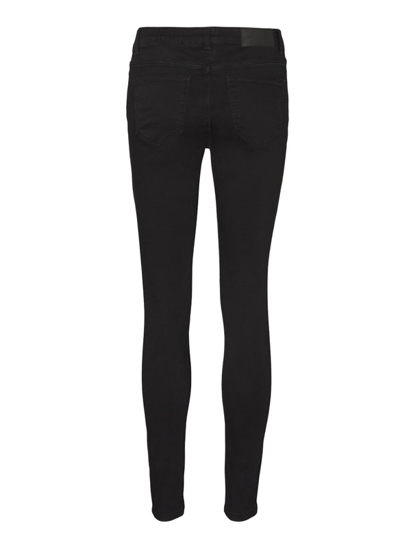 NMALLIE LW SKINNY JEANS VI023BL NOOS