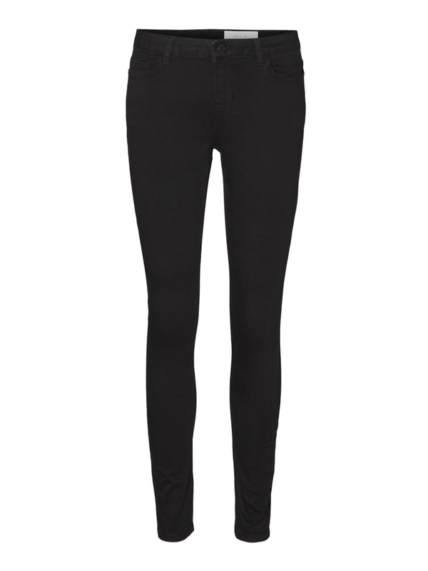 NMALLIE LW SKINNY JEANS VI023BL NOOS