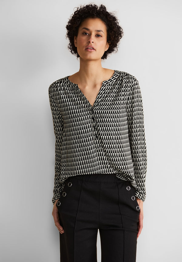 Viskose Bluse mit Print