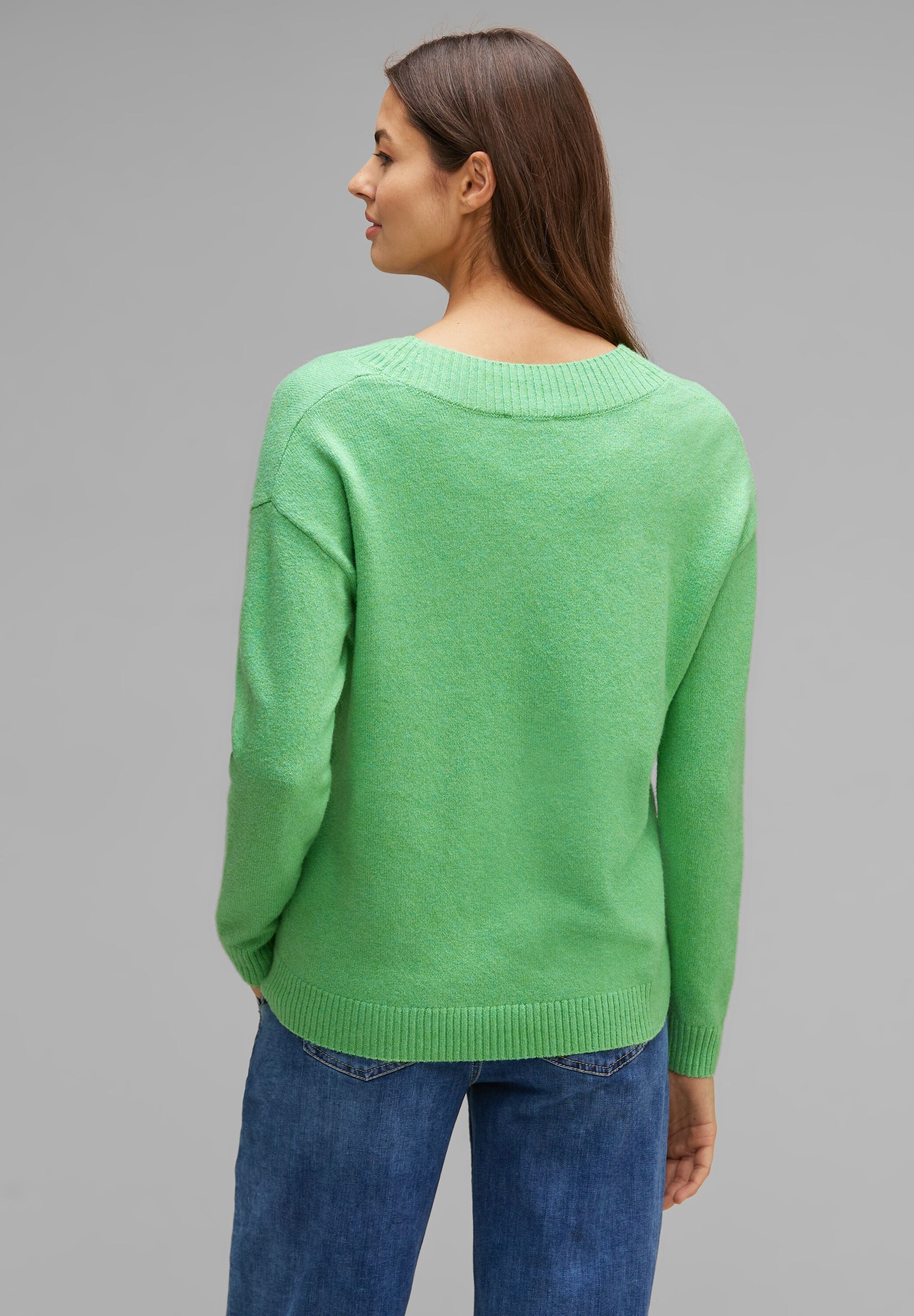 V-Ausschnitt Pullover