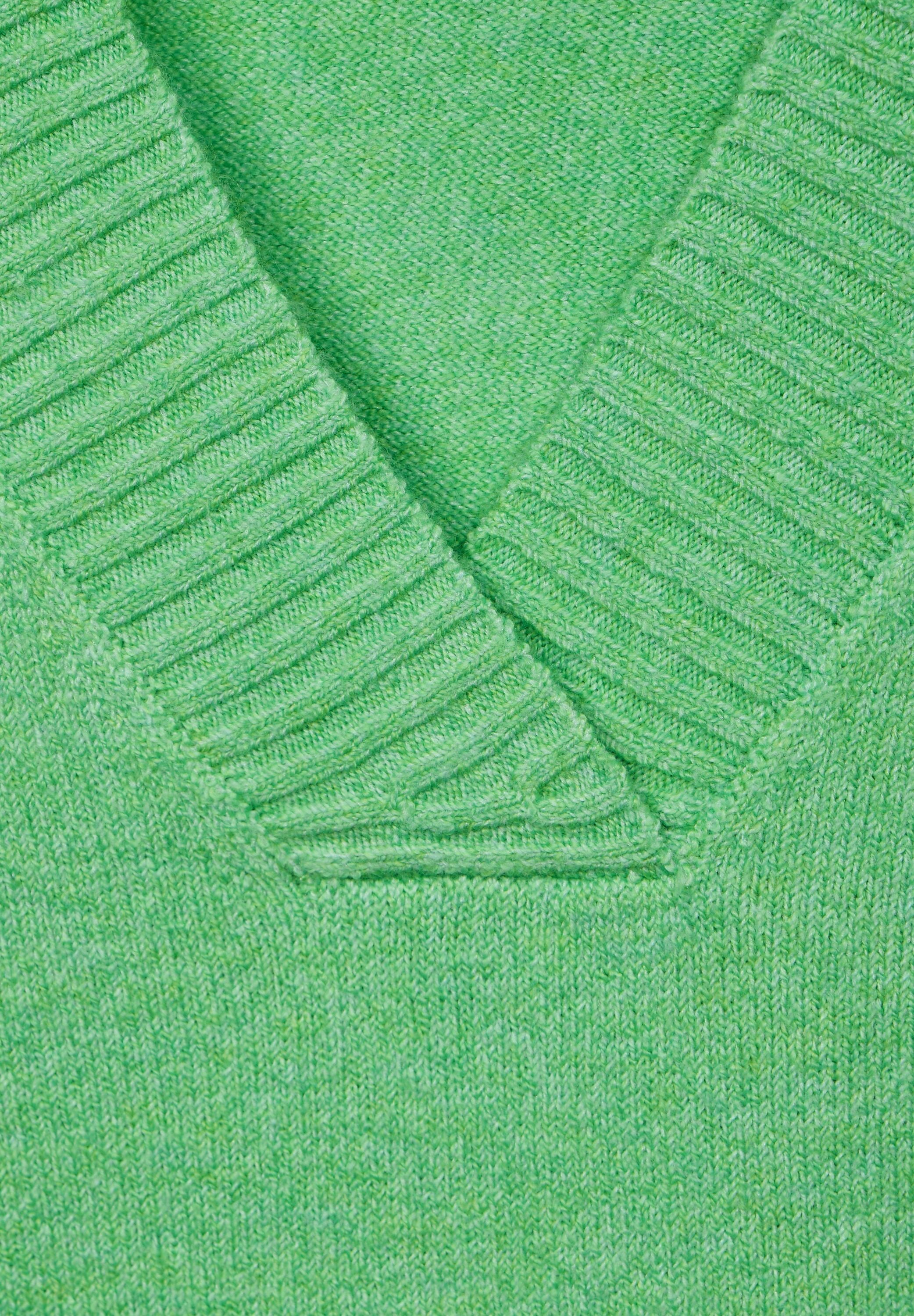 V-Ausschnitt Pullover