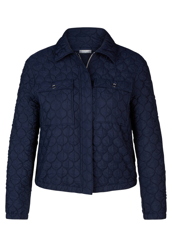 Blouson Jacke mit exklusivem Waffelmuster