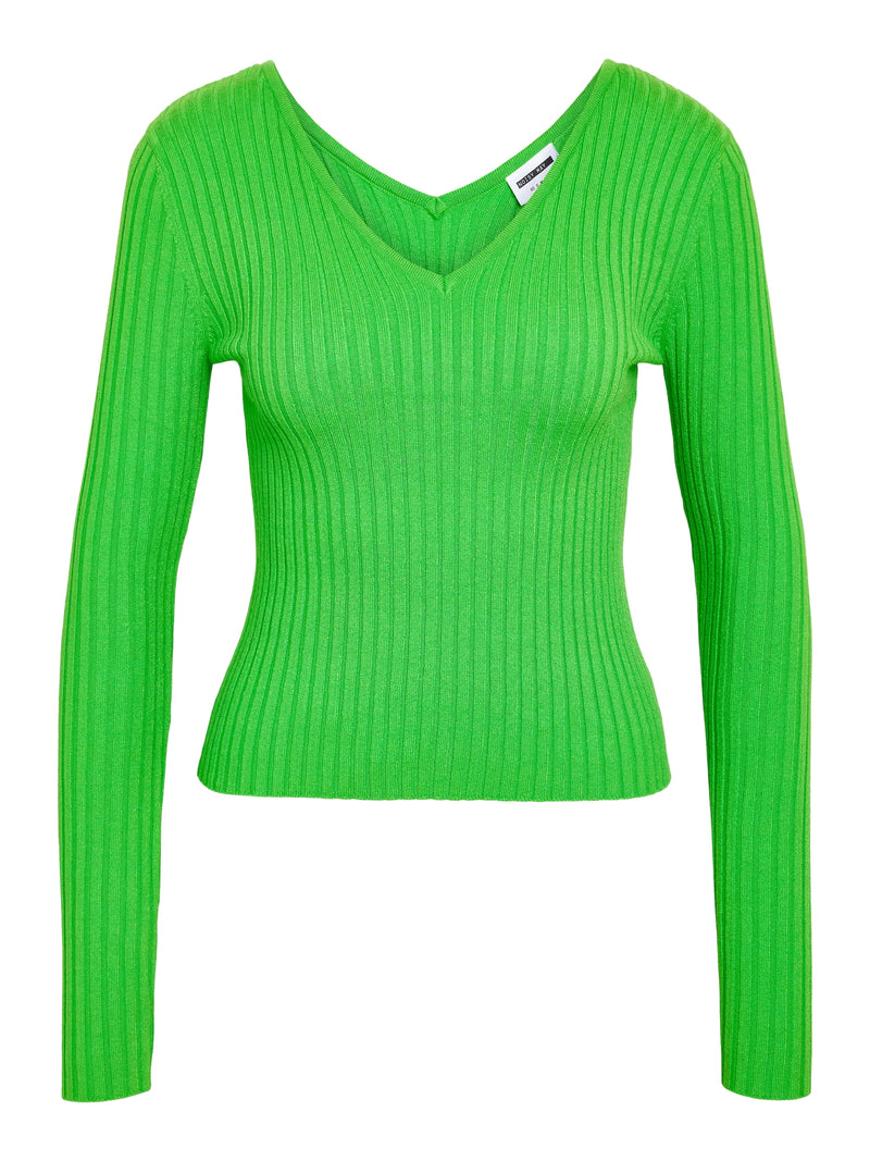 NMPERNILLE L/S V-NECK KNIT TOP FWD
