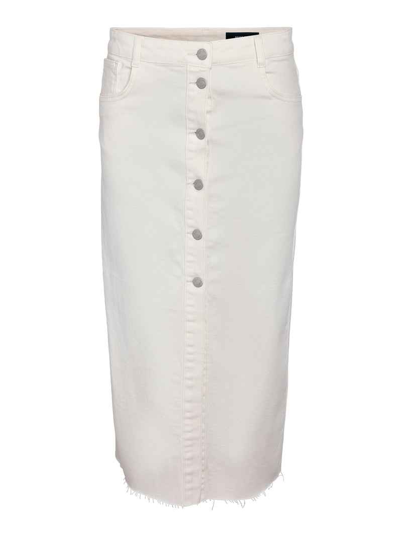 NMSIRA HW COLOR SLIM DENIM SKIRT