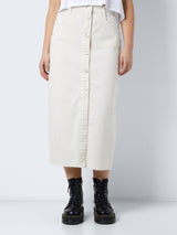 NMSIRA HW COLOR SLIM DENIM SKIRT