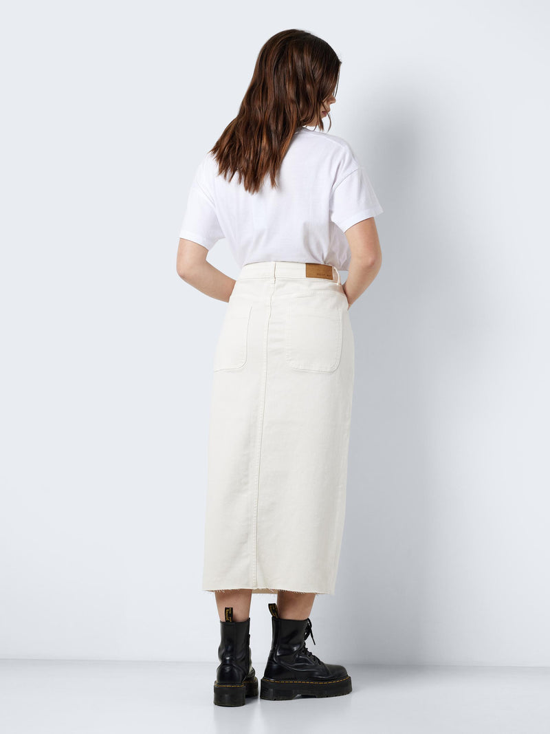 NMSIRA HW COLOR SLIM DENIM SKIRT