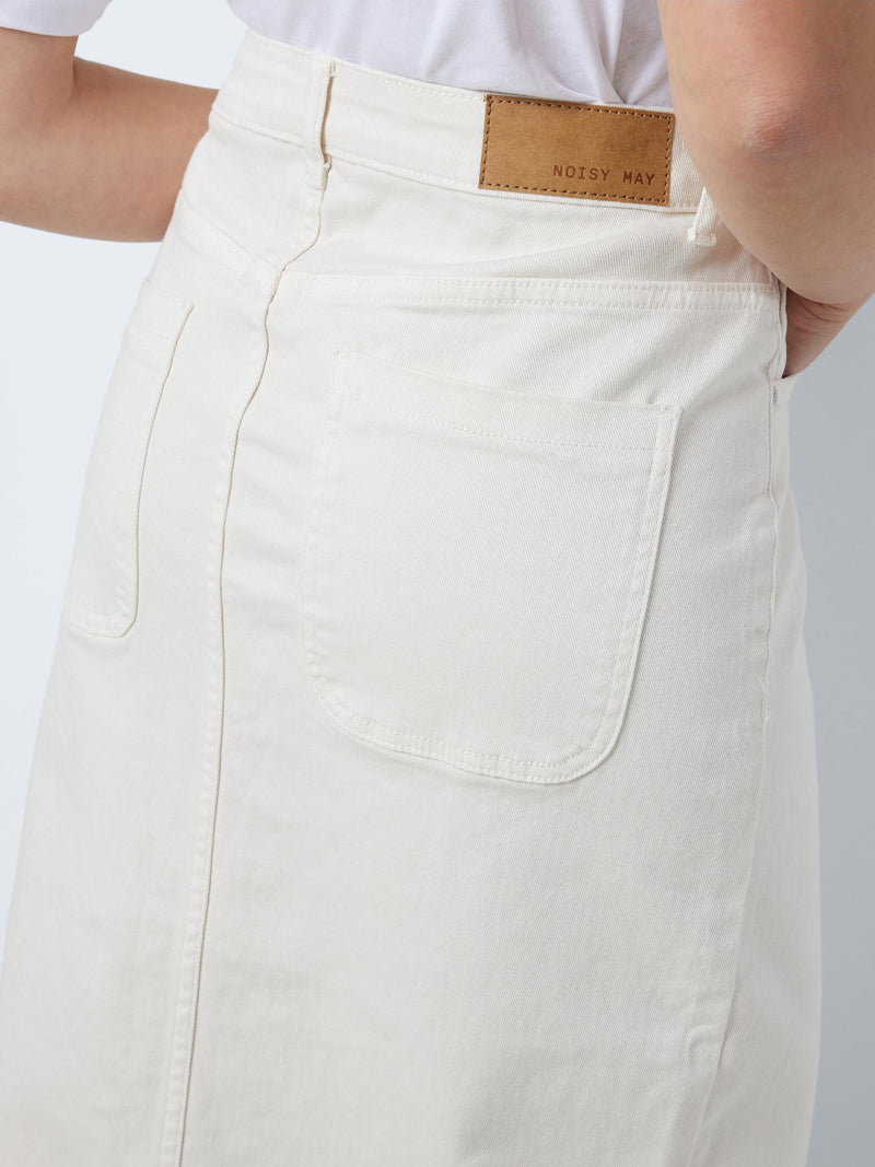 NMSIRA HW COLOR SLIM DENIM SKIRT