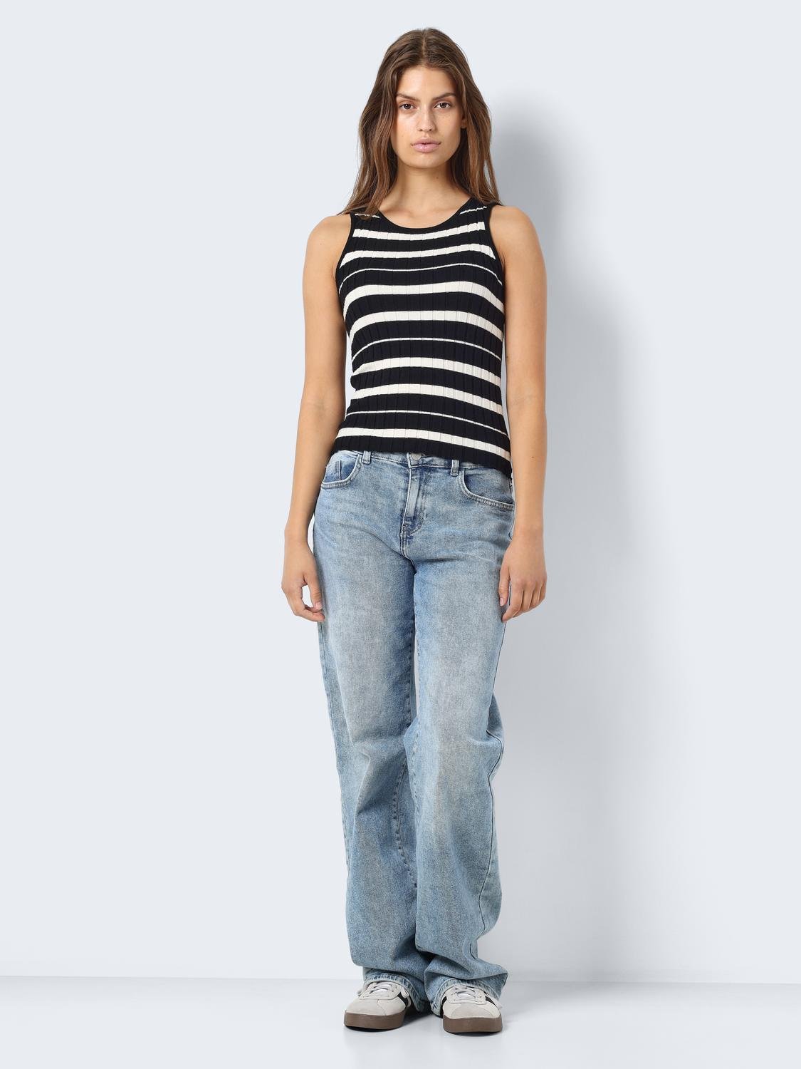 NMFREYA S/L O-NECK KNIT TOP FWD DD