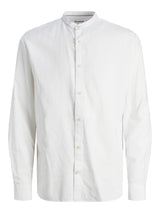 JJESUMMER BAND LINEN BLEND SHIRT LS SN