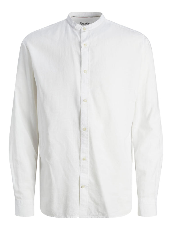 JJESUMMER BAND LINEN BLEND SHIRT LS SN