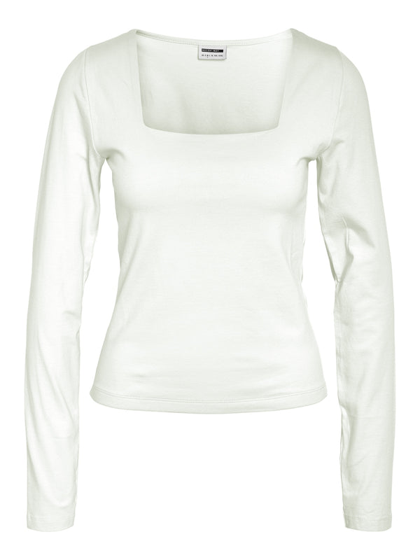 NMMIK L/S SQUARE NECK TOP JRS FWD