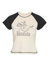 NMKATINKA RAGLAN SS COWGIRL T-SHIRT JRS